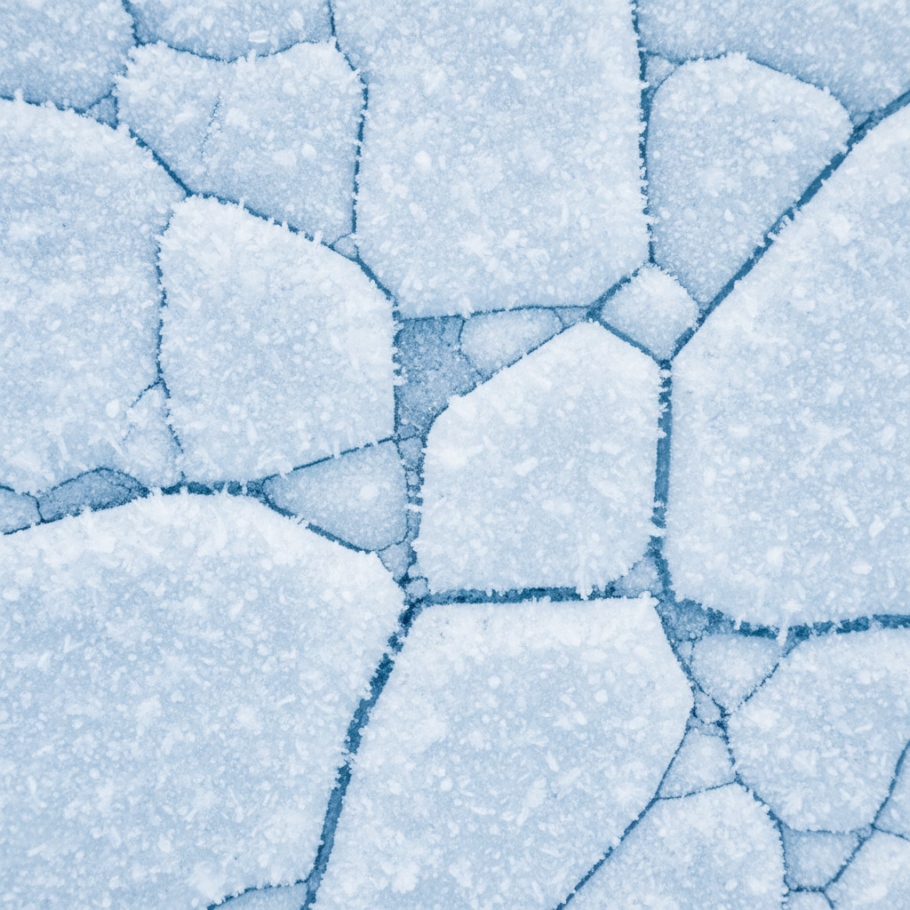 Blue cracked ice texture